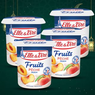 Offre Dess Lacte Peche 125Gx4 El