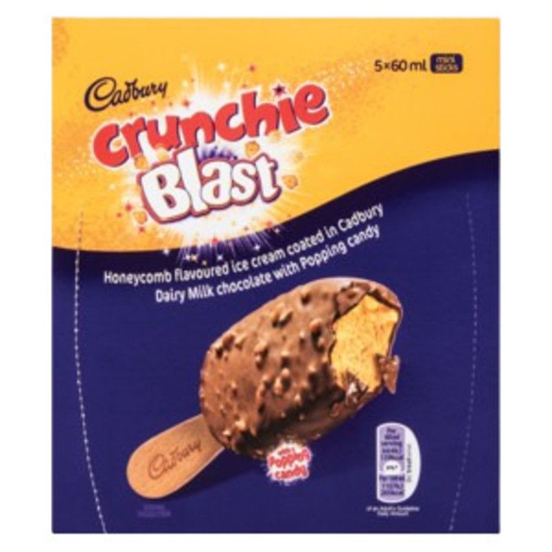 Cadbury Crunchie Blast Multipack 5X60Ml