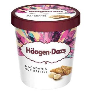 Haagen Dazs  Macadamia Nut Brittle Tub Ice Cream 460ml
