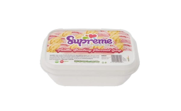 Supreme Vanilla Flavoured Scoop Ice Cream 450Ml