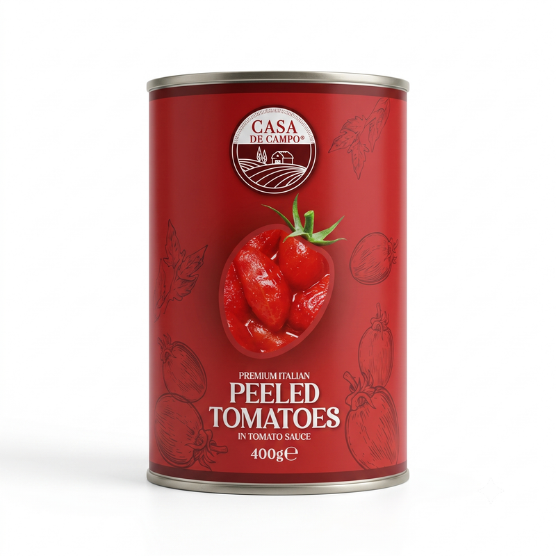 Casa De Campo Peeled Tomatoes In Tomato Sauce 400G