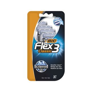 BIC Flex3 Rasoirs Jetables pour Homme - Blister de 3 - 517