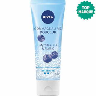 NIVEA Gommage Douceur aux myrtilles et riz 100% Bio tube 75ml