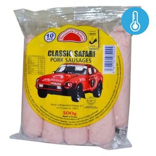 Farmers Choice Classic Safari Pork Sausage 500g 10 Pieces