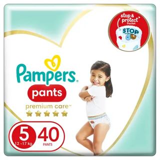 Couches-Culottes Premium Care taille 5(12-18Kg) x42 unités - PAMPERS