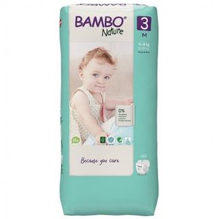 Bambo Nature Couches Bebe Taille 3 4-8Kg Boite De 52