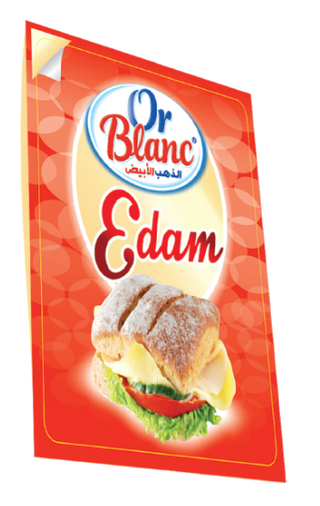 Or Blanc Edam Fromage en Tranches 100g