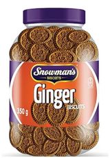 Ubisco snowman`s biscuits ginger jar 350g