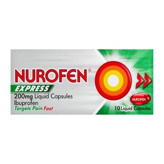 Nurofen Express Liquid Caps 200Mg 10S