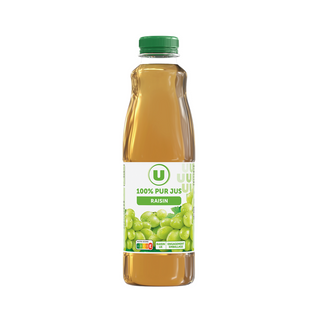 Pur jus de raisin blanc U, 1L