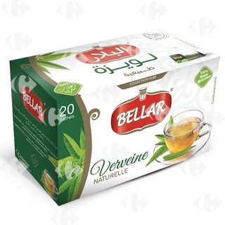 Infusions Verveine Naturelle Bellar 20 sachets