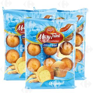 Lot de 2 Madeleines Nature Mary Trini 250g + 3ème Gratuite