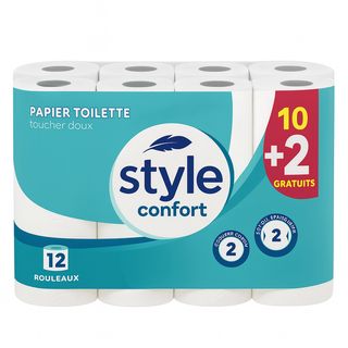 Style Papier Hygienique confort 12 Rouleaux_3 Plis