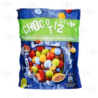 Billes Chocolat au Lait Choc O'Tiz Carrefour 250g