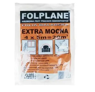 Bache De Peintre Standard Ldpe Epai 0,030Mm +/-12% Dim 4X5M Painter Ref Fol0553-115391