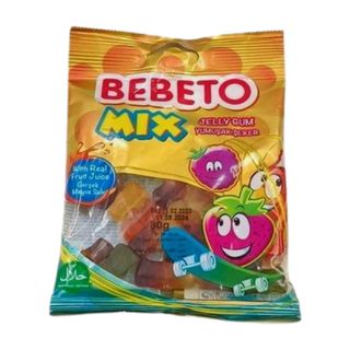 Bebeto Mix Fruit Juice Gommes 80g