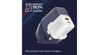 33W High-Speed GaN Wall Charger, White