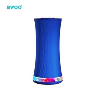 Bwoo Enceinte Portable Sans Fil Avec Lumières RVB Clignotantes BT 5.0 BLEU