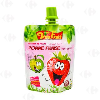 Vitafruit Dessert Pomme et Fraise Gourde 80 g