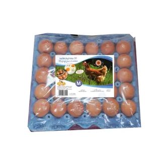 Œufs frais calibre M x30 pièces - BAÏDY