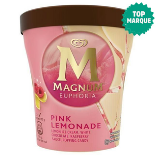  Magnum Euphoria Crème Glacée Citron & Chocolat Blanc 440ml 