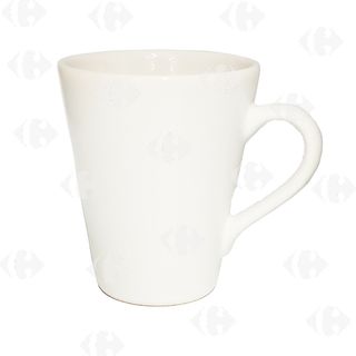 Mug Conique Blanc Carrefour Home 9cm