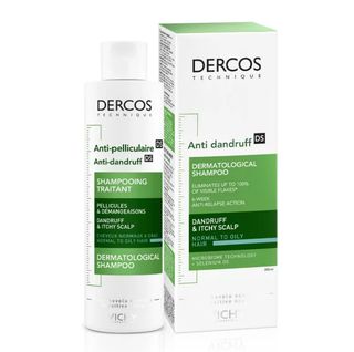 VICHY DERCOS ANTI-PELLICULAIRE SHAMPOOING TRAITANT CHEVEUX NORMAUX A GRAS 200ML