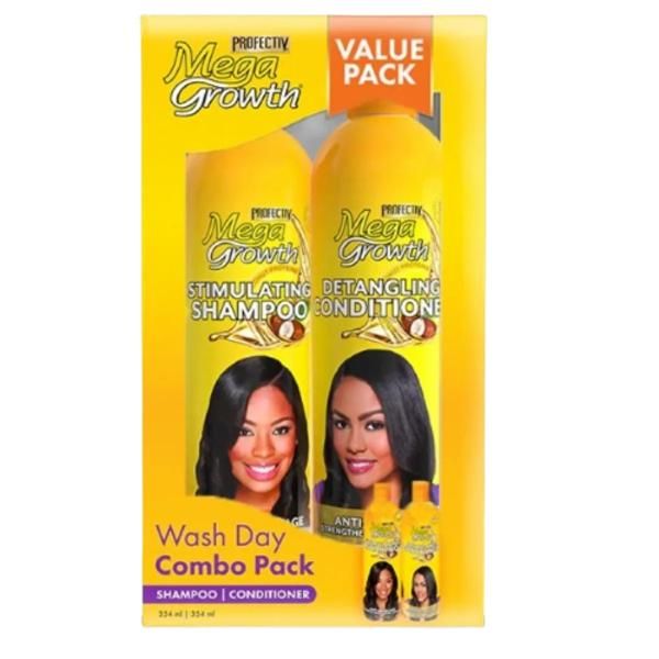 Profectiv Mega Growth Wash Day 2In1 Combo Pack