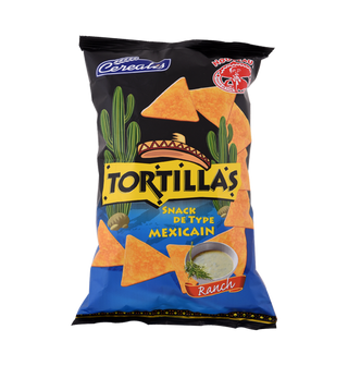 Snacks mexicain ranch TORTILLAS 120GR - 672