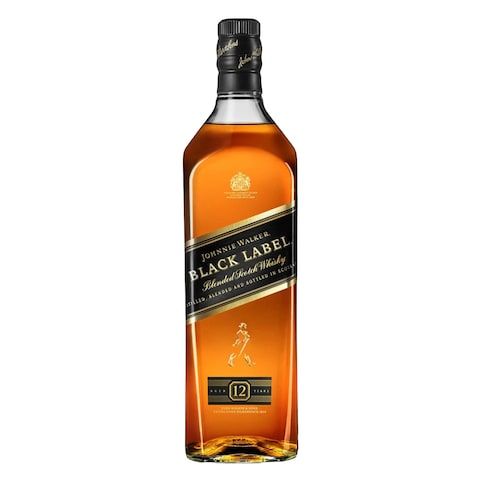 Johnnie Walker Black Label Blended Scotch Whisky 1l