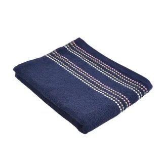 Serviette main martia 30x30cm bleu jacquard 360g