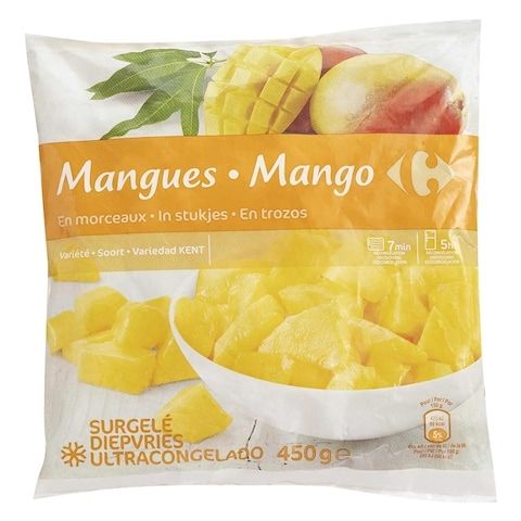 Carrefour Frozen Mango Fruit 450g