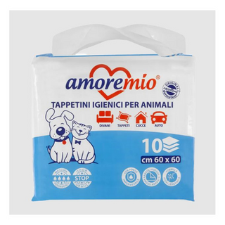 Amoremio Absorbent Pet Pads, 10 Pack 60x60cm