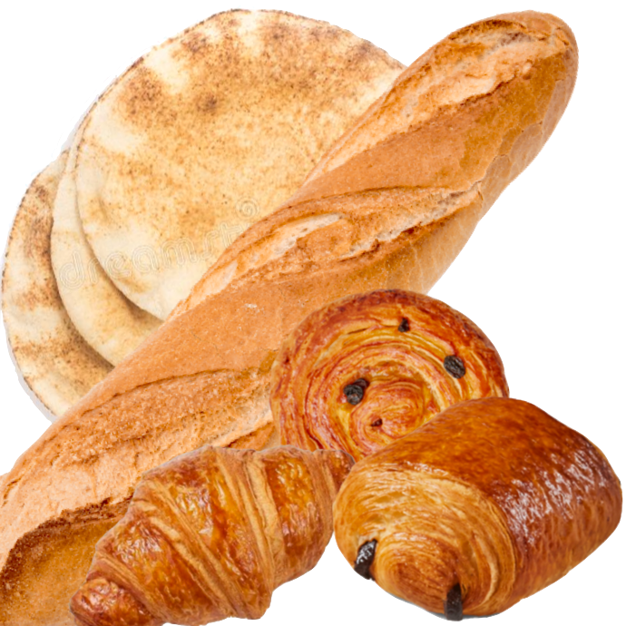 Pains et viennoiseries.