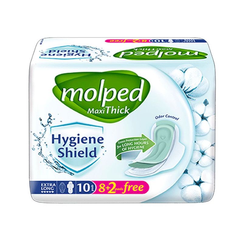 Molped Maxi Thick Sanitary Pad Long 8'S