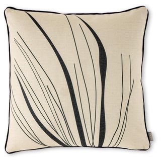 Coussin Blanc avec Marquage Noir 45x45cm