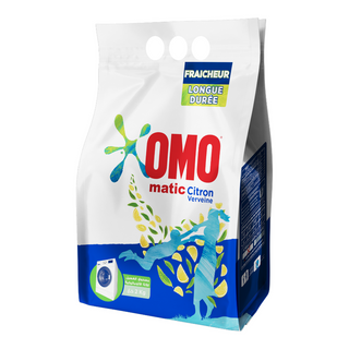 Lessive en poudre Matic Citron 2kg - OMO