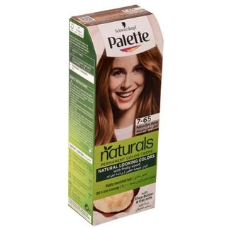 Coloration Cheveux Permanente 7-65 Bleue Noir - La Boite De 50Ml - Palette