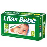 Couche Bebe Classique 40Pcs Lilas T2