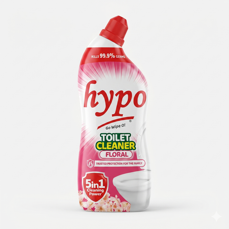 Hypo Floral Toilet Cleaner, 725Ml