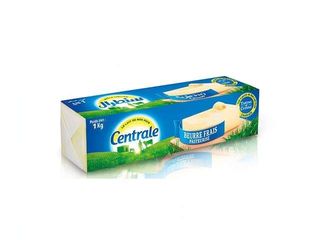 Beurre doux frais 82% de matières grasses 1Kg- CENTRALE