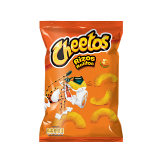 Chips soufflées apéritif saveur fromage Rizos Rolitos 100g - CHEETOS