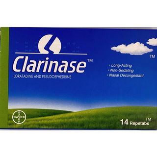Clarinase 14s(loratadine pseudoephedrine)