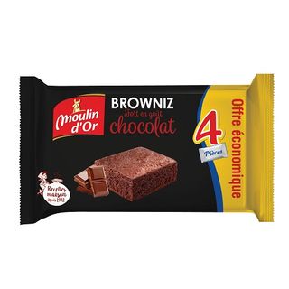 Groupage * 4 Brownies 200 G Moulin  D'or - 297