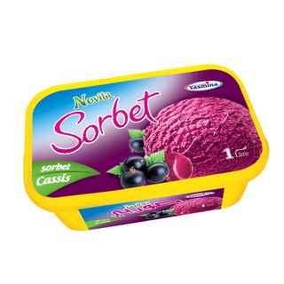 Sorbet Cassis en Bac Novita 1L