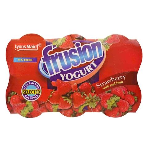 Frusion Value Pack Strawberry Yoghurt6*100ml