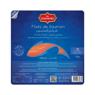 Filet de Saumon Fumé Les Domaines 50g