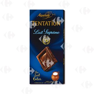 Aiguebelle Tentation Lait Suprême Tablette Chocolat Lait Entier 100g
