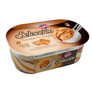Pot de Glace Nougat avec Morceaux Casty 900ml