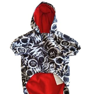 Black and Red Dog Clothes, Medium Size 6